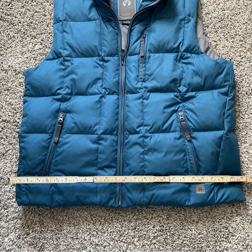Weatherproof Garment Co Blue Quilted Puffer Vest Large Gorpcore Aesthetic NWOT - Picture 12 of 15